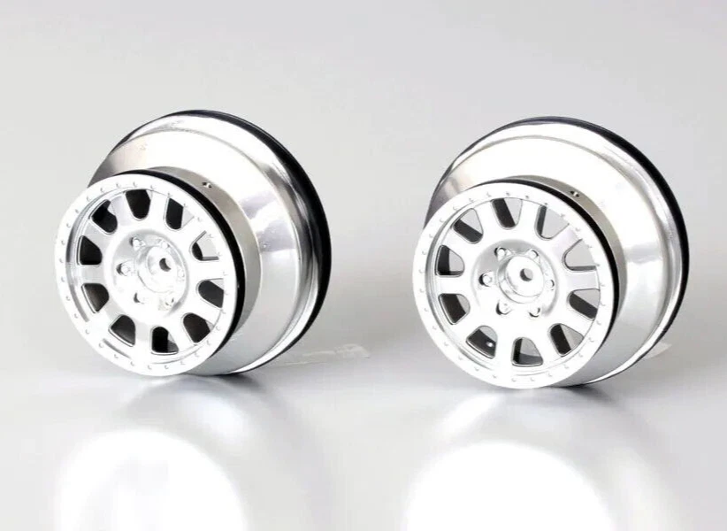 Short Course Felge Ultima SC SCR DB SC6 1:10 silber 2er Set Kyosho UMH-601S - Bild 2 von 2