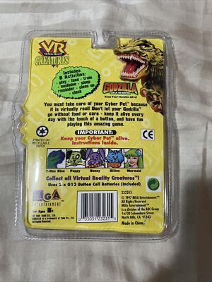 Godzilla Virtual Reality Creatures 1997 Vintage Rare Collectible