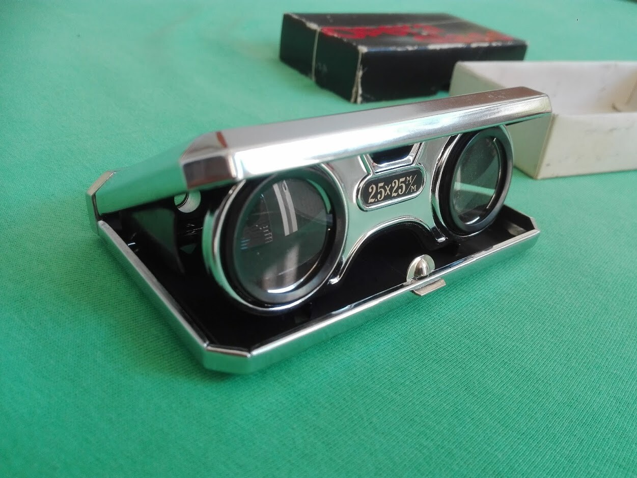 Vintage Opera Glass Eikow Japan 2.5x25 mm original box Pocket eBay