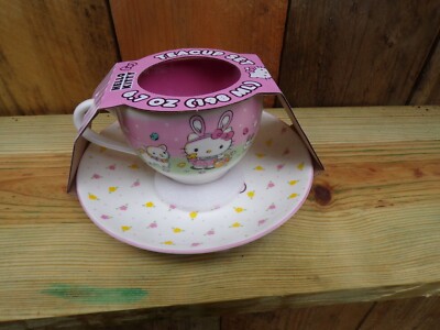 Hello Kitty Teacup Set Easter Lamb 6.7 oz  new