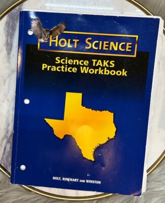 Science Taks Practice Workbook HOLT, RINEHART & WINSTON Not Written In-preowned