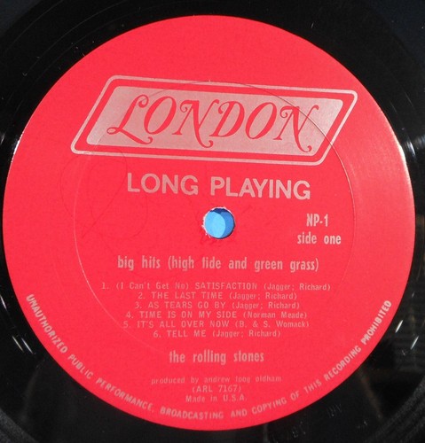 ROLLING STONES BIG HITS HIGH TIDE & GREEN GRASS 1966 MONO PLAYS GREAT VG+/VG+!!C - Picture 7 of 9