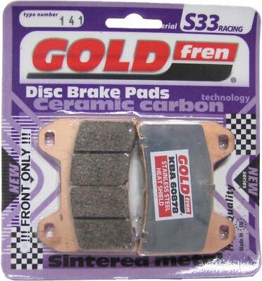 Goldfren S33 Brake Pads Front For Brembo Caliper 220A16810 P4 30 34 Radical E