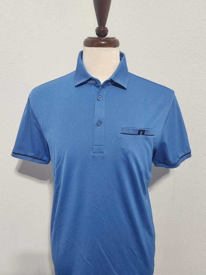 J Lindeberg Regular Fit Golf Polo Men Size Medium - Image 2 of 4