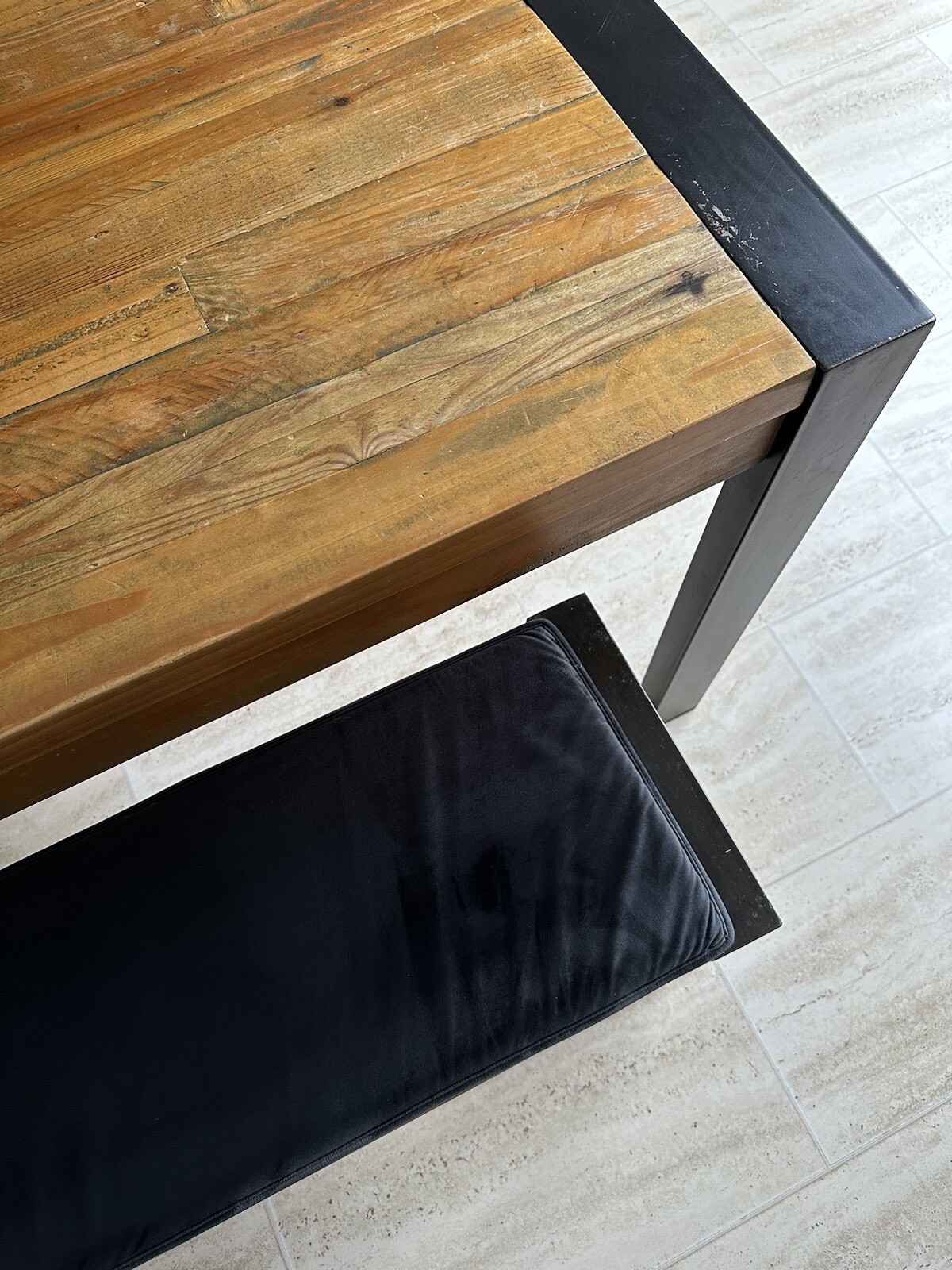 Next Bronx Industrial Dining Table and Bench Set eBay