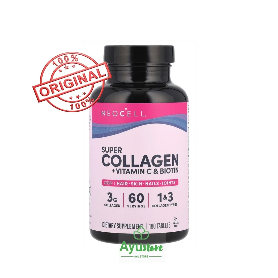 New;; Neocell super collagen+ vitamin c biotin 360ct,100% Original! - Image 2 of 3