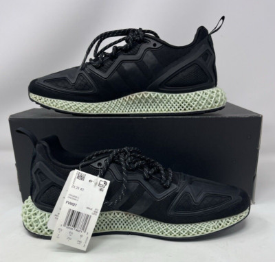 New Adidas ZX 2K 4D Core Black Men's 7 Running Shoes Sneaker FV9027 W/Box