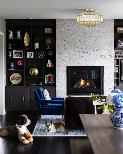 Crystorama Lighting Group FAR-6000 Farris 4 Light 17"W Semi-Flush - Brass - Picture 2 of 6