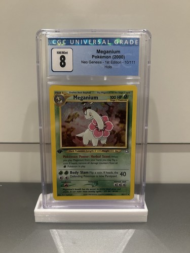Meganium (1st Edition) graded CGC 8 for sale on eBay
