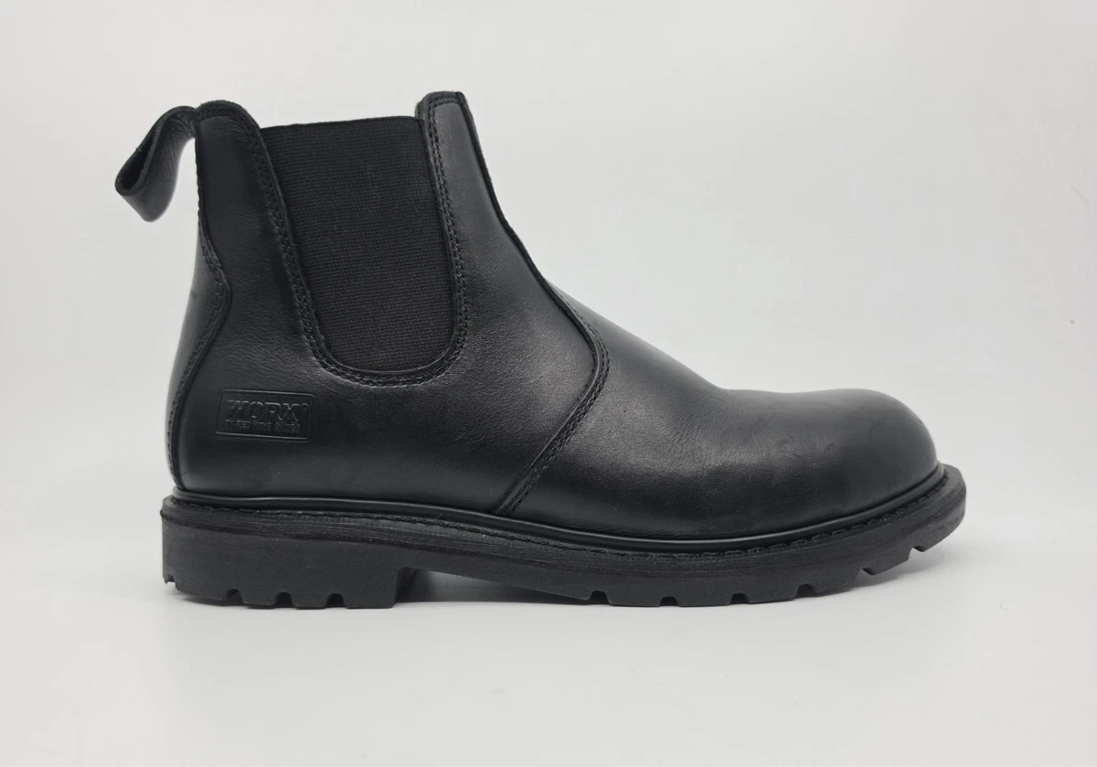 Red Wing Shoes Worx 5424 Joist Mens 12M Black Chelsea Steel Toe Work Boots Worx 5424...anyone ever worked in them? : r/RedWingShoes main image 4