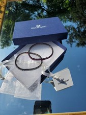 Swarovski Tennis Braclets Stretch Style Cubic Zirconia And Fushia Crysta