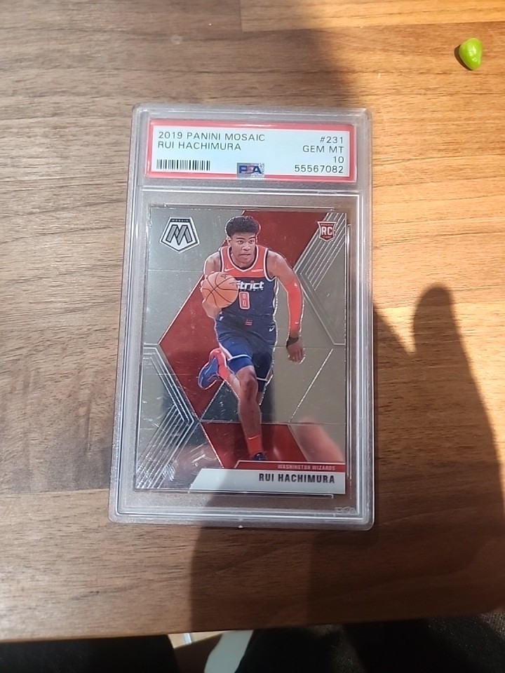 2019 Panini Mosaic #231 Rui Hachimura Wizards RC Rookie PSA 10 GEM MINT