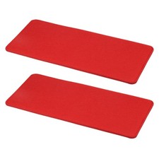2Pcs Felt Base Shaper, 13 x 6 Inch Rectangle Bag Bottom Shaper, Red