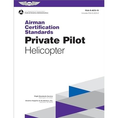 Airman Zertifizierungsstandards: Privatpilot-Hubschrauber - NEU US-Abteilung 2