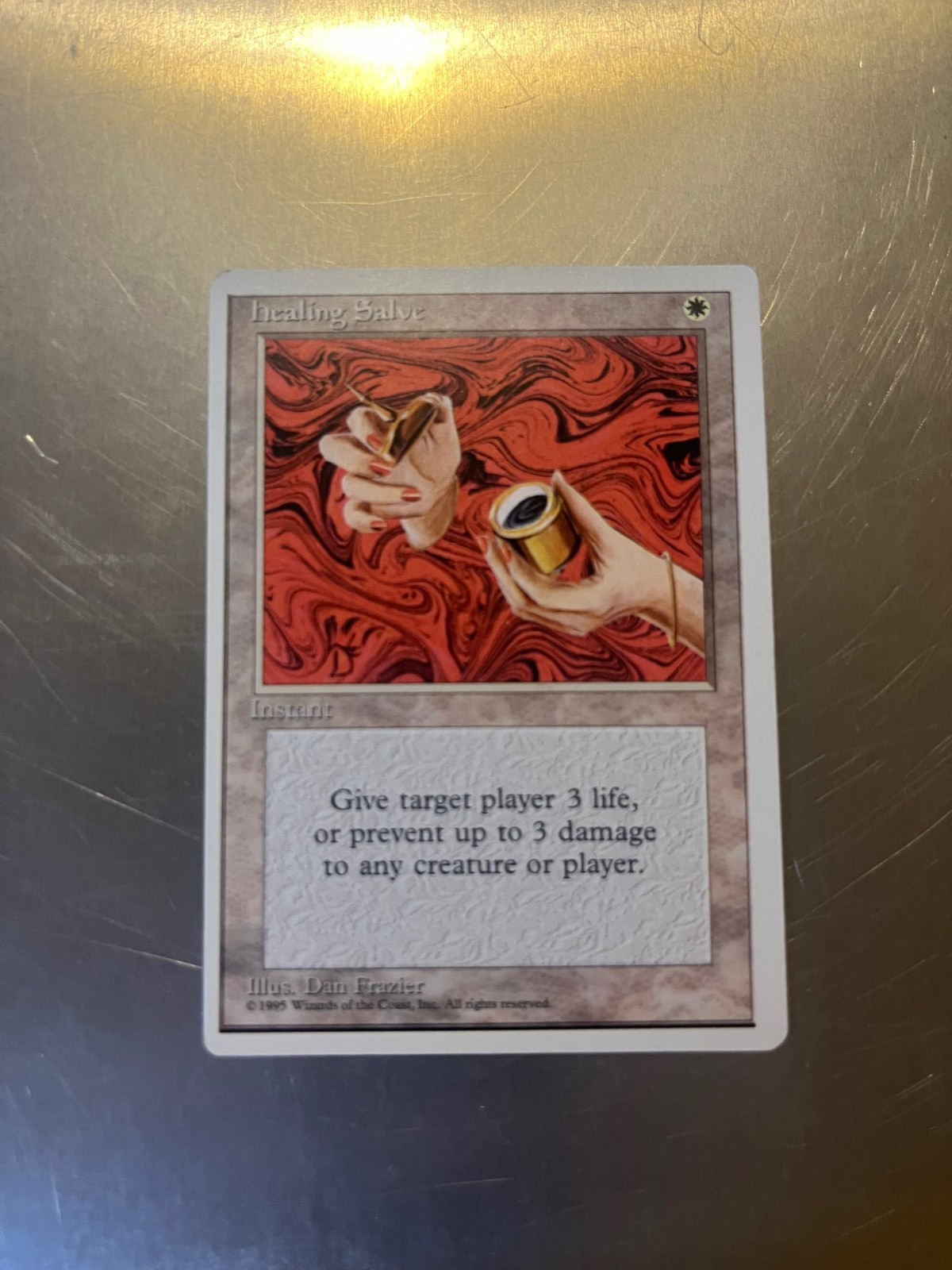 Healing Salve 4th Edition Magic Cards LP, COMBINED SHIPPING