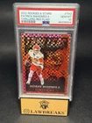 2022 ROOKIES STARS THRILLERS RED PLAID PRIZM #TH2 - PATRICK MAHOMES II - PSA 10
