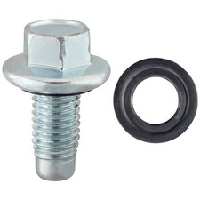 2 For GM Oil Drain Plugs with Rubber Gasket M12-1.75