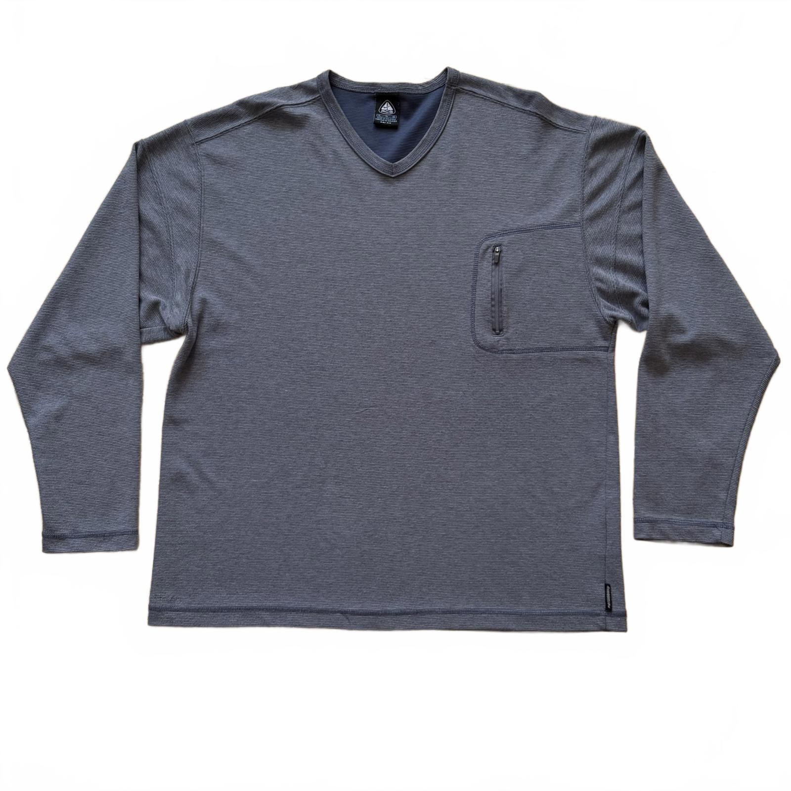 Vintage Nike ACG Shirt Pullover Long Sleeve Pocket Dri-FIT Outdoor Men's Size XL