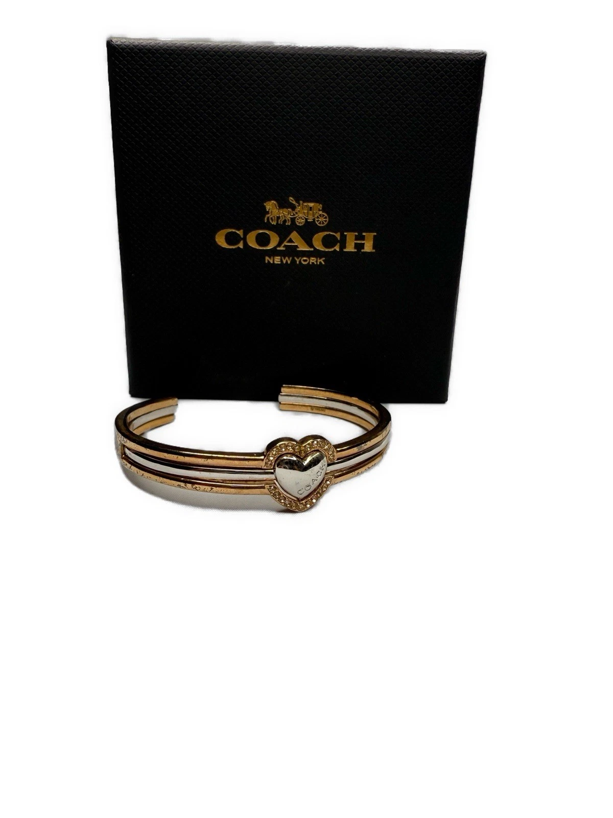 Bracciale Coach Halo Heart con scatola u regalo San Valentino amanti