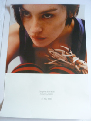 GRACIE ADAMS DAUGHTER FROM HELL ORIGINAL  PROMOTIONAL POSTER NEW UNUSED