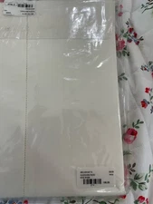 $360 Dea Italy New 2pc King Shams Ivory Eleonora 100% Sateen Pair