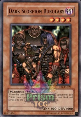 Dunkler Skorpion Einbrecher DB2-DE227 Yugioh