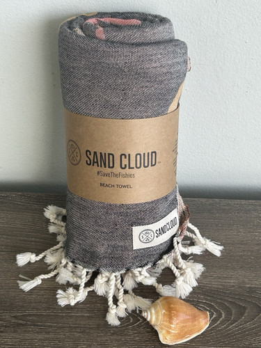 Sand Cloud Beach Towel Turkish Organic Cotton 37”x67” NEW! - Picture 2 of 15