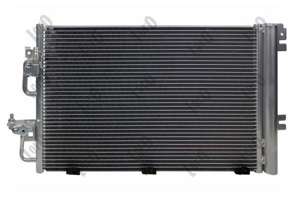 ABAKUS Air Conditioning Condenser 037-016-0023 For Opel, Aluminium, With Drier