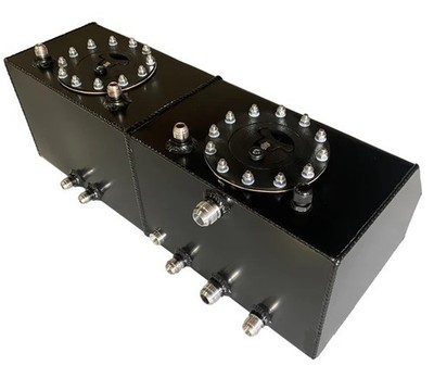 RCI Fuel Tank 4 Gal Alum & Fuel Cooler Black 2040MD