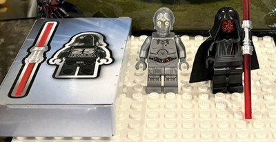 LEGO Star Wars Minifigure Darth Maul 25th Anniv LEGO Torso & U-3PO SW1330/SW0766