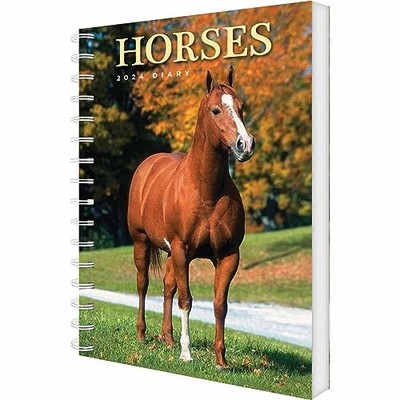 CAROUSEL CALENDARS Horses A5 Diary 2024
