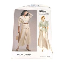 Vogue American Designer Ralph Lauren Skirt Ja...