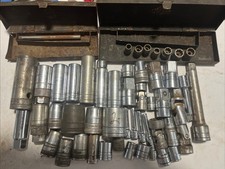 Vintage Lot Of S-k Impact Sockets Lot Of 50 Deep Standard 14 38 12 Sk Tools