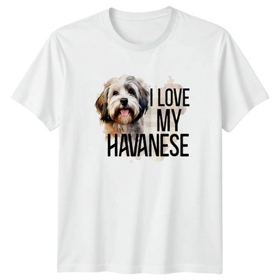 I Love My Havanese T-Shirt Havaneser Hunderasse Tierbesitzer