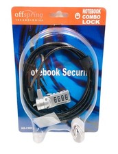 Notebook Combo Lock by offspring Technologies NB-CMB2 Notebook Security