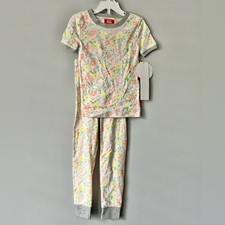 2 Piece Set Family Pajamas Kids Floral Fruits Pajamas Collection Size 7