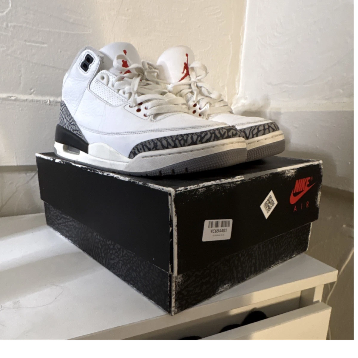 Jordan 3 Retro Cement Grey for Sale - Authenticity Guaranteed - eBay