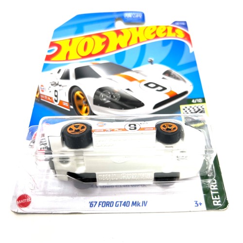 Hot Wheels Retro 67 Ford GT40 MK.IV Damaged Packaging - 第 3/3 張圖片