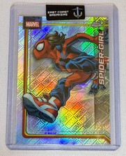 2026 Topps Chrome Marvel Comics - Spider-Girl #161 - Marvel Logofractor /61