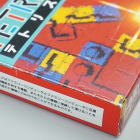 Operation confirmed Famicom cassette Tetris Flash software box with manual y839
