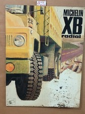 INSEGNA PUBBLICITARIA - MICHELIN XB RADIAL-METALLO- 60 X 80 -EPOCA- leggi tutto