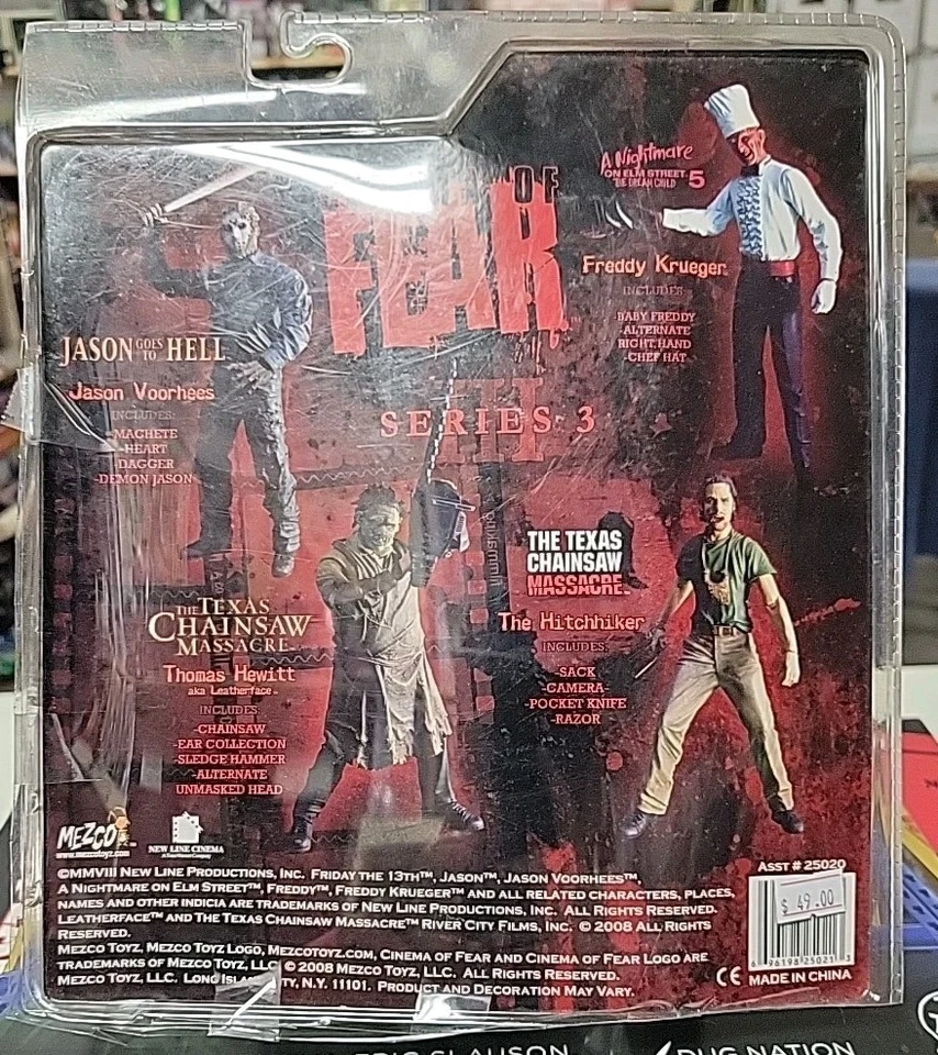 Mezco Toys Cinema of Fear Series 3:: A Nightmare on Elm Street 5 Freddy Krueger - Image 2 of 2