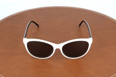 Muse Raschelle White Eyeglasses Frames 32-000287 Needs New Lens 56-16-145