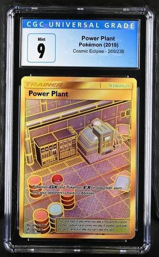 Power Plant 269/236 Secret Rare - Cosmic Eclipse CGC 9 MINT