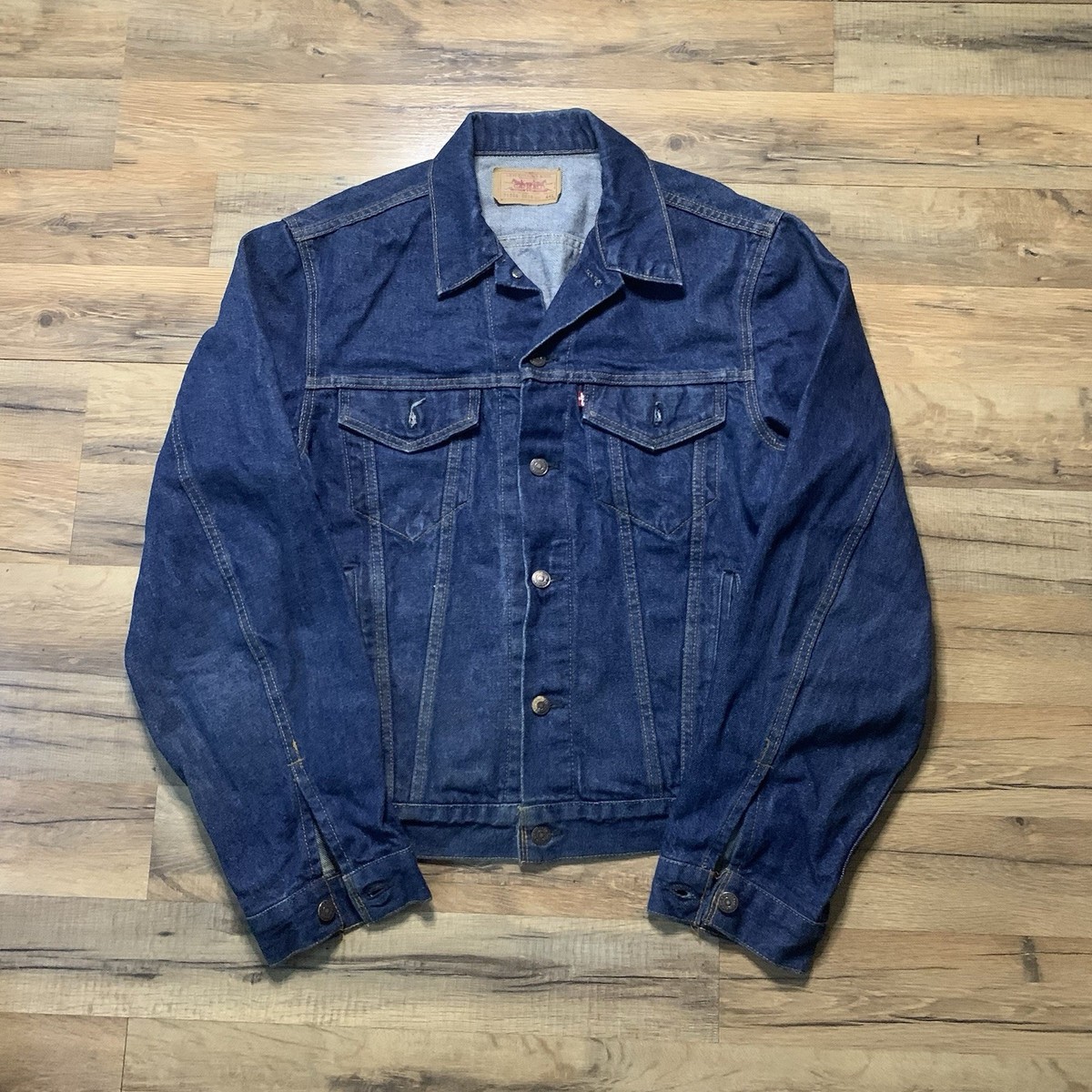 VERY RARE VINTAGE 70s/80s 71506-0216 Size 44L Levi's Trucker