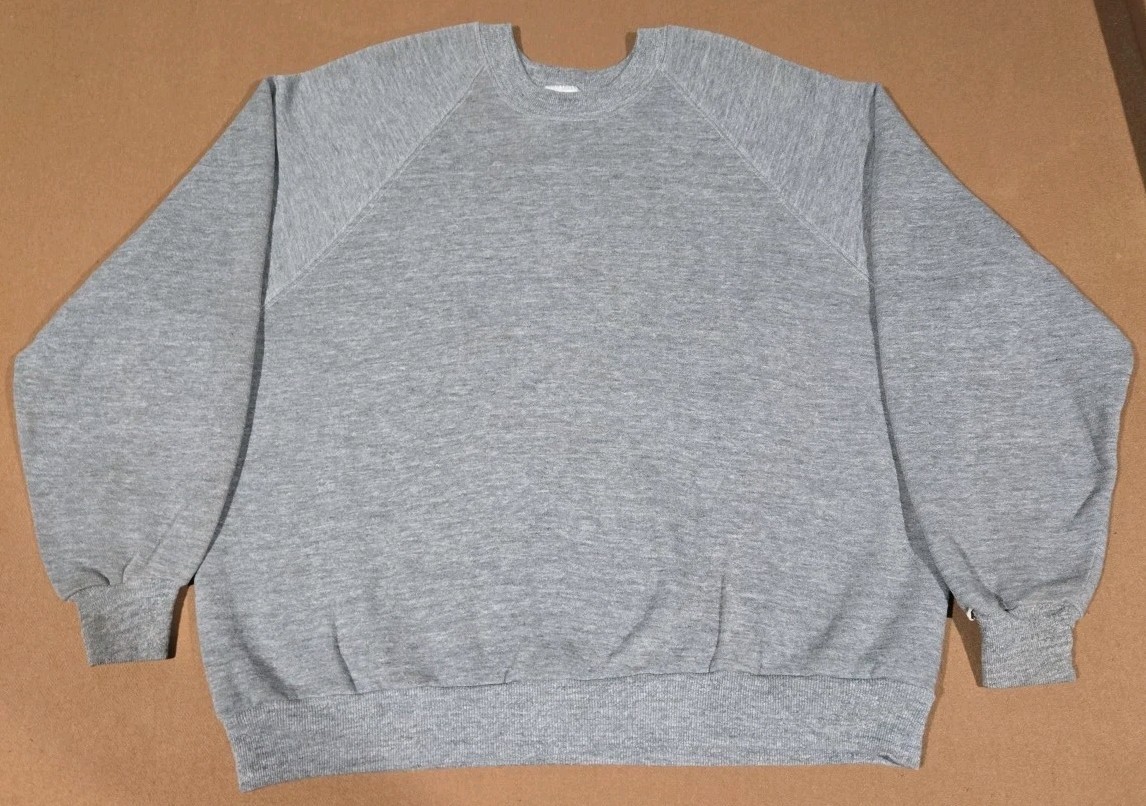 Vintage Dickies Made in USA Tri-Blend Gray Crewneck Sweatshirt - Adult Sz Large