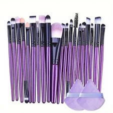 20pcs Makeup BRUSHES Kit Set Powder Foundation Eyeshadow Eyeliner Lip Brush