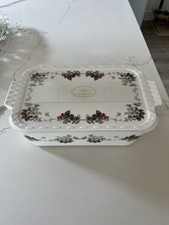 Grace Despensa Horno-Safe 3 en 1 Tapa Panadero, Cazuela Floral, Totalmente Nuevo