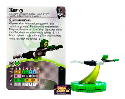 DC Heroclix Jade #032 w/ Card Lantern Legacy Set