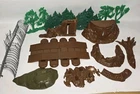 LOT Of Vintage Marx WWII Battleground Playset Pieces                    (T8)